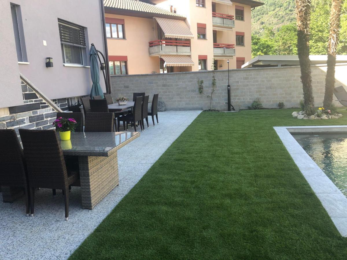 Miranda, Modern Duplex, Garden, Swimming Pool, Parking Apartamento Losone Exterior foto