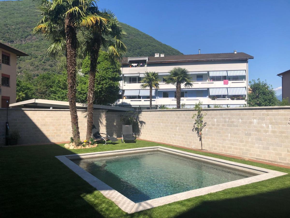 Miranda, Modern Duplex, Garden, Swimming Pool, Parking Apartamento Losone Exterior foto