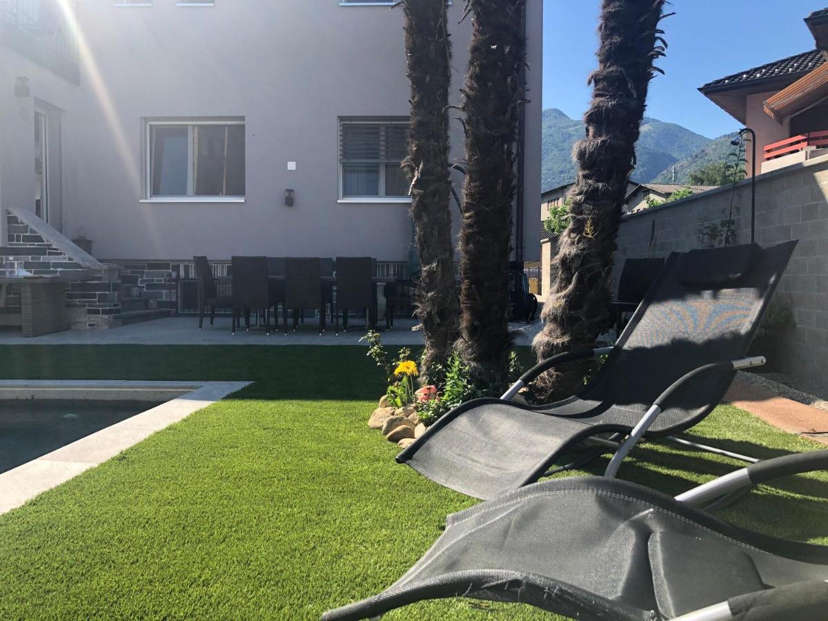 Miranda, Modern Duplex, Garden, Swimming Pool, Parking Apartamento Losone Exterior foto